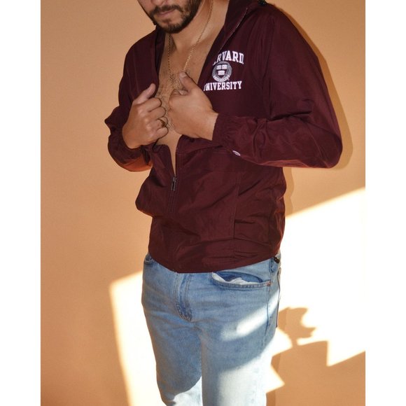 Harvard University Champion Hooded Track Jacket - Picture 1 of 3